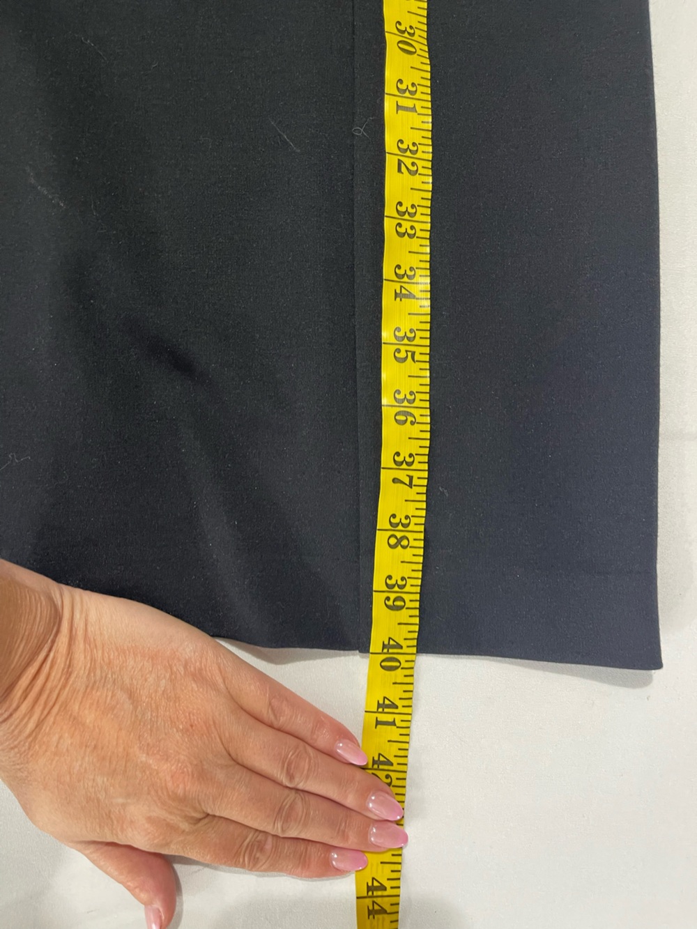 Ann Taylor Black Square Neck Sleeveless Sheath Workwear Funeral Dress Size 8 - Picture 8 of 9